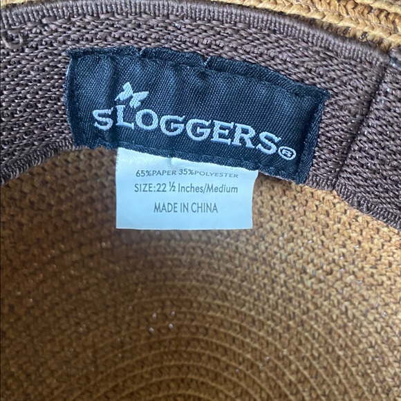 Sloggers Tan Wide-Brim Hat with Black Cord - Picture 4 of 5